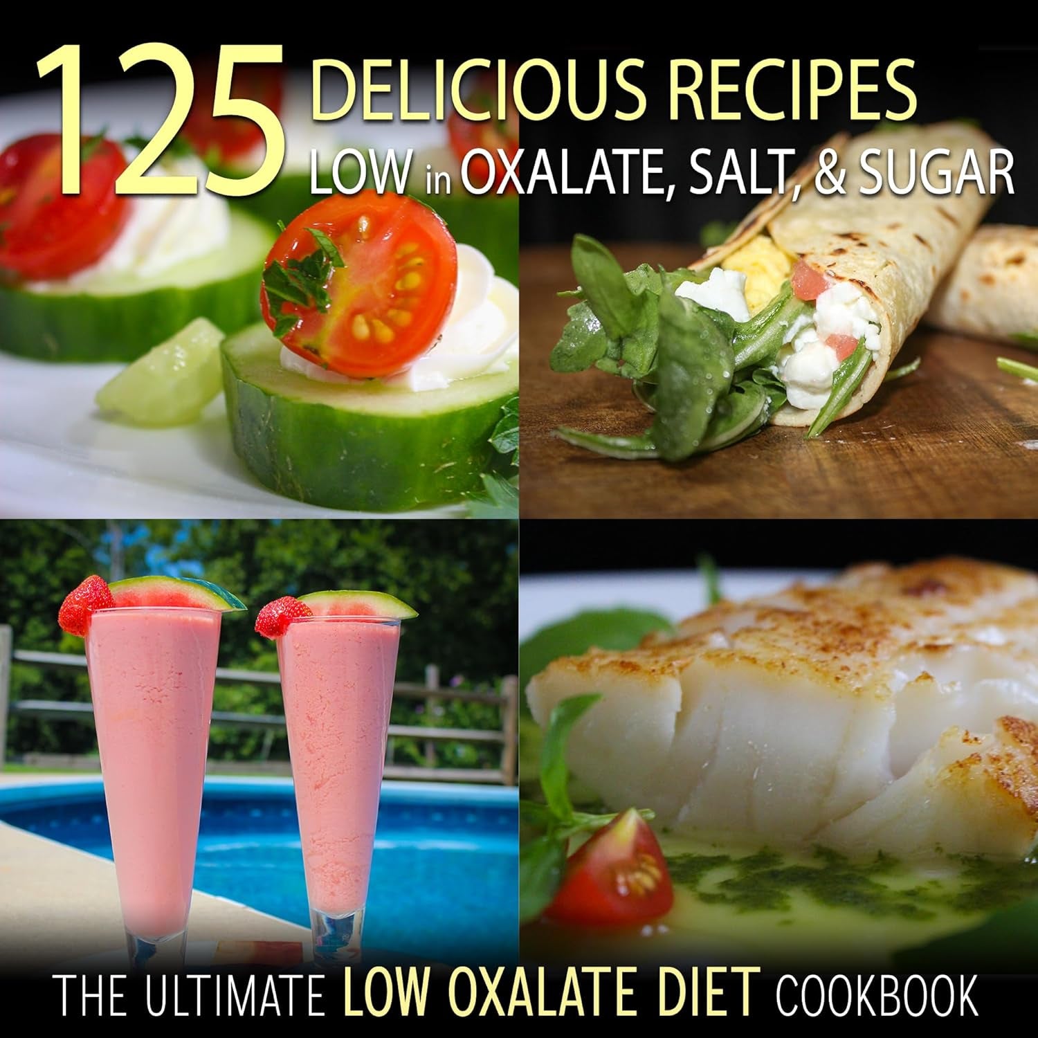 Calcium Oxalate Protector 120 Capsules, Patented Kidney Support for Calcium Oxalate Crystals, Stop Recurrence (Starter Pack - (120 Caps) and 1 Ultimate Low Oxalate Diet Cookbook)