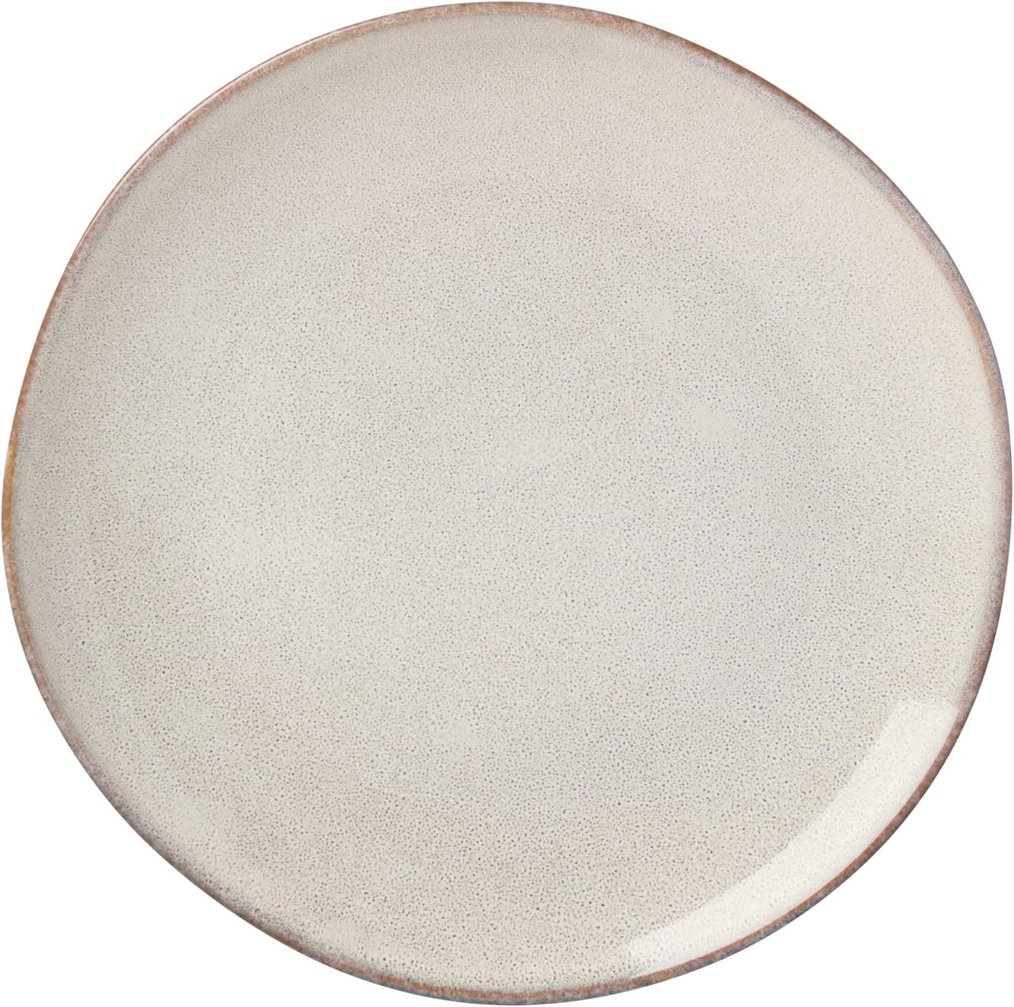 899208 Organic Shades Oatmeal 18-Piece Dinnerware Set, Service for 6