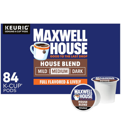 House Blend Medium Roast K-Cup Coffee Pods, 84 Ct Box