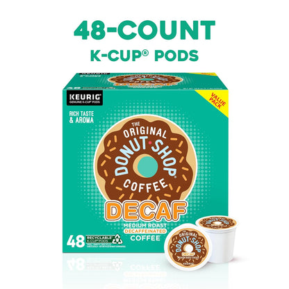 Decaf Keurig Single-Serve K-Cup Pods, Medium Roast Coffee, 48 Count