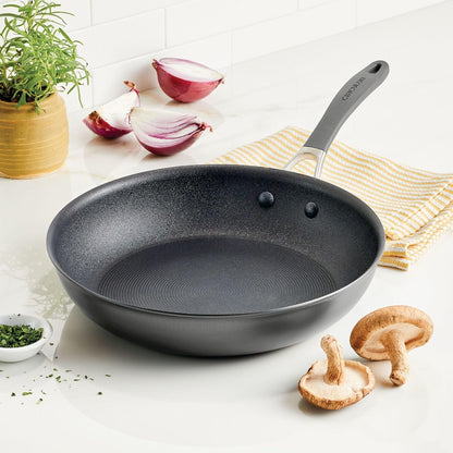 A1 Series with Scratchdefense Technology Nonstick Induction Frying Pan/Skillet, 12 Inch, Graphite