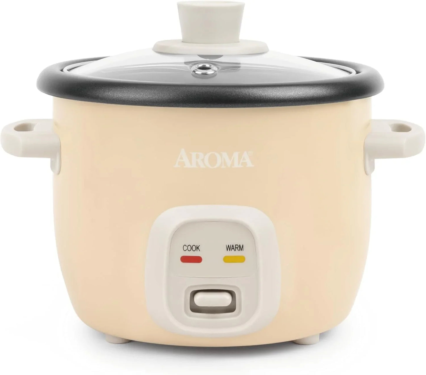 ® Mini Rice Cooker, 2-Cup (Uncooked) / 4-Cup (Cooked), Grain Cooker, Soup Maker, Oatmeal Cooker, Auto Keep Warm, 1 Qt, Milk Tea Color