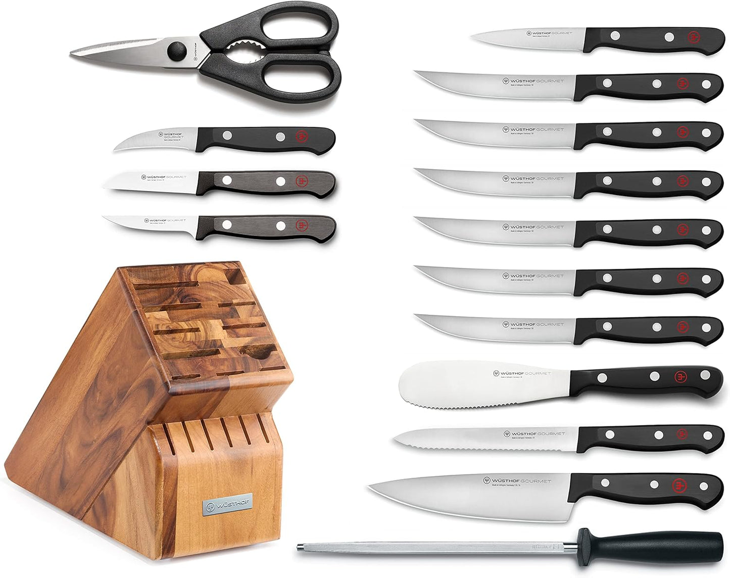 Gourmet 16-Piece Knife Block Set