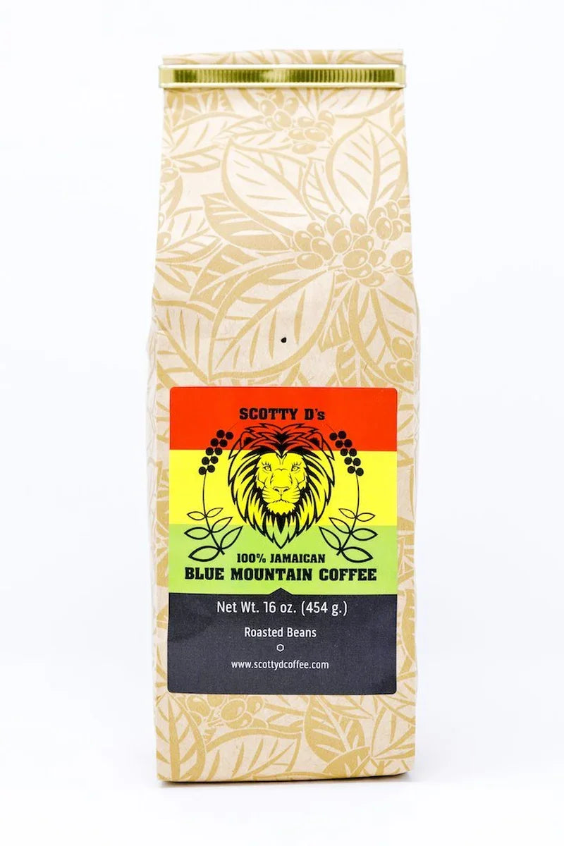 100% Blue Mountain Coffee-16 Oz. (Medium Roast)(Whole Bean)