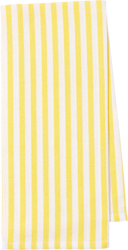 Pantry Lemons All over Kitchen Dish Towel Set of 4, Cotton, 18 X 28-Inch