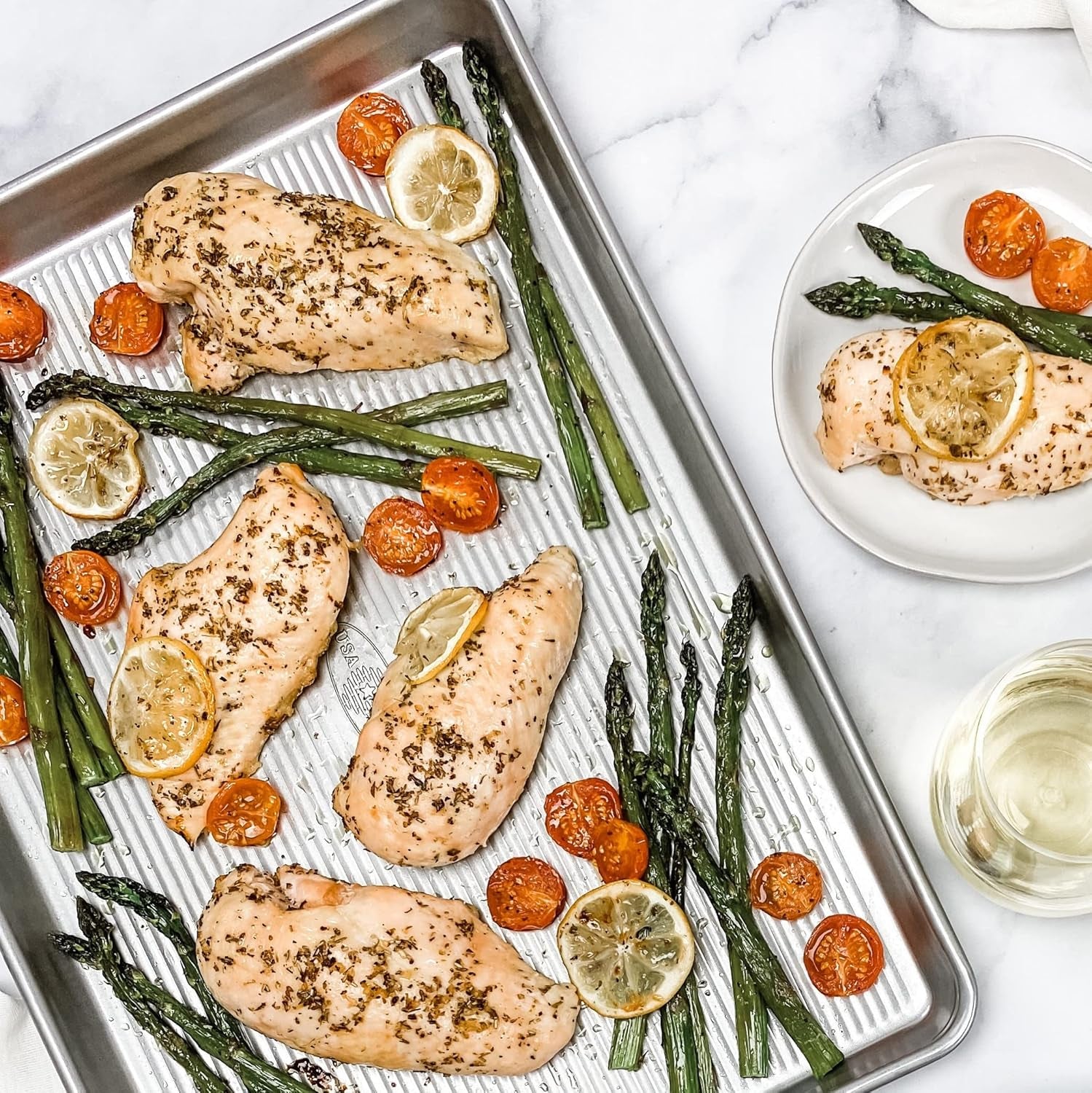 Bakeware Nonstick Extra Large Baking Sheet Pan, Aluminized Steel