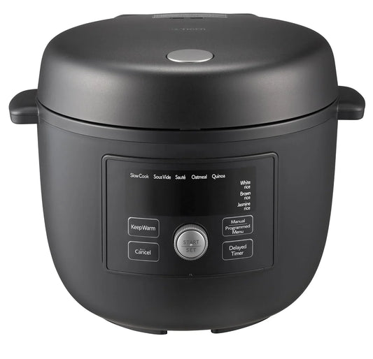 COL-A40U 2.6-Quart Compact 8-In-1 Electric Multi-Cooker with 21 Programmed Menus (Black)