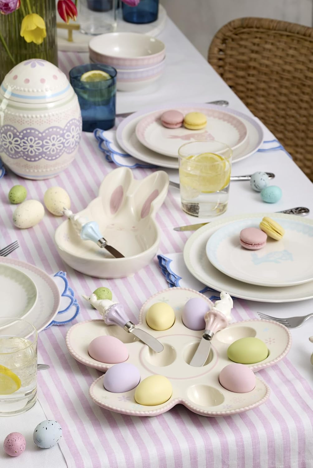898192 Bunny Hop Dinner Plates, Set of 4