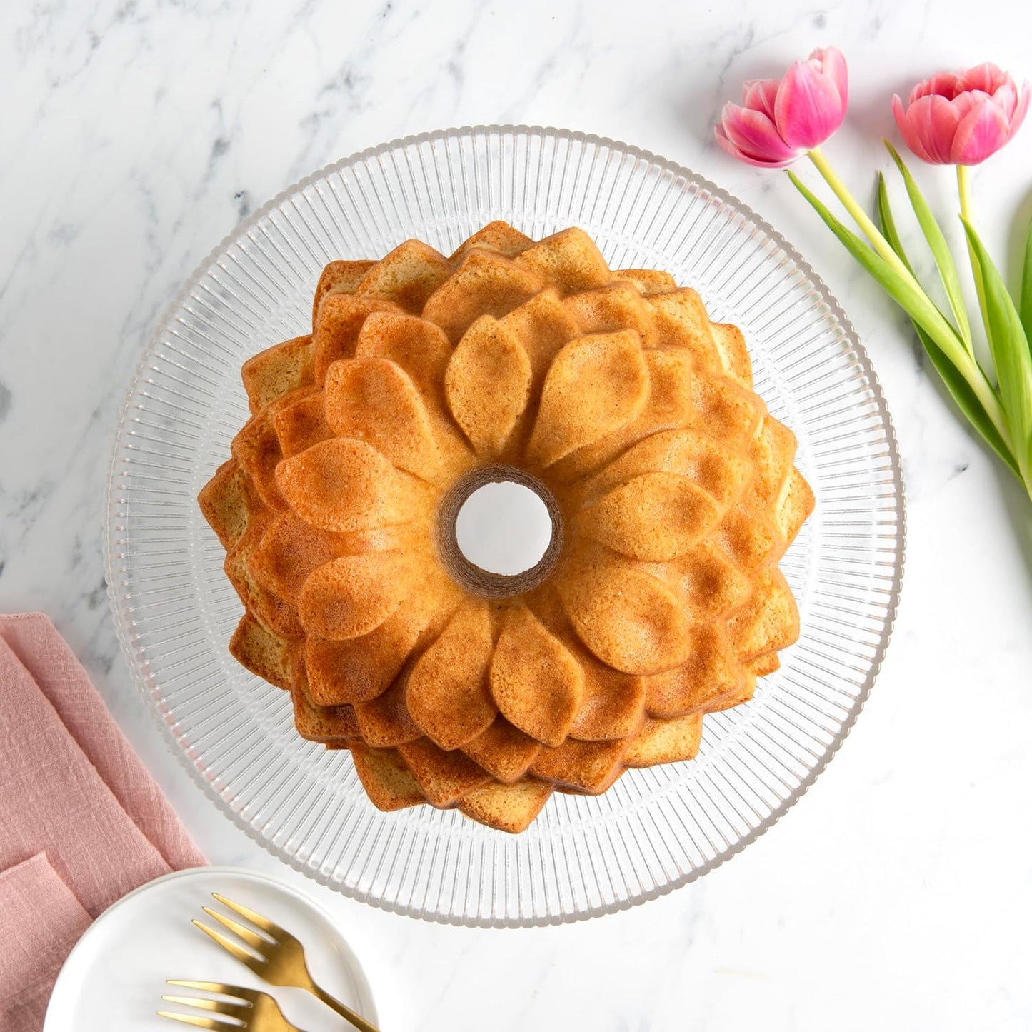 Blossom Bundt Pan ,Toffee