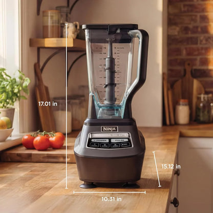 Kitchen System | All-In-One Food Processor & Blender for Smoothies | Includes Pitcher, (2) 16 Oz. To-Go Cups & 8-Cup Bowl | Makes Salsa, Dough, Shakes, & Frozen Drinks | 1500W | Black | BL770