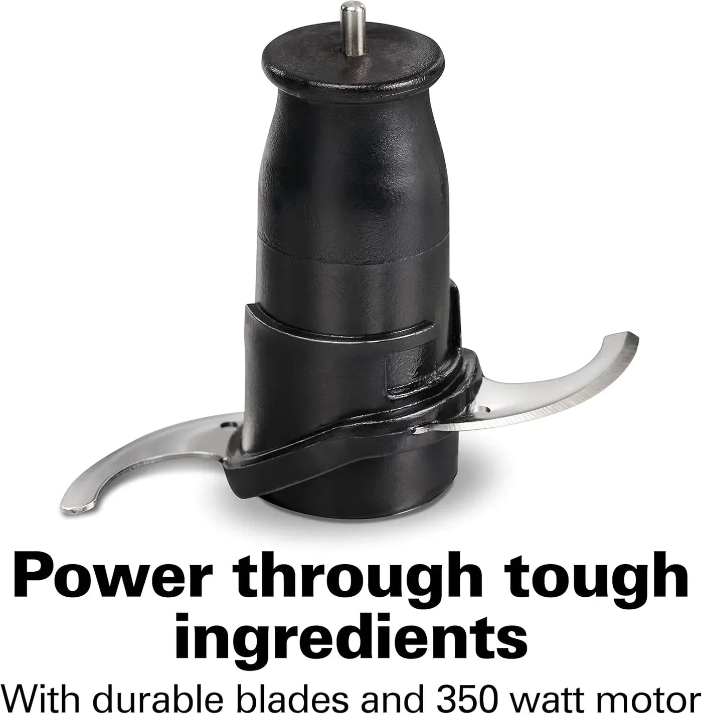 Durable blender blade assembly with 350 watt motor for tough ingredients