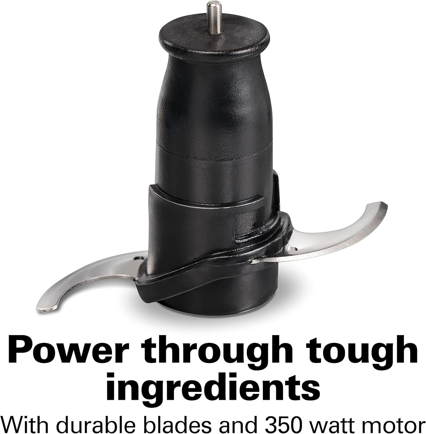 Electric Vegetable Chopper & Mini Food Processor, 3-Cup, 350 Watts, for Dicing, Mincing, and Puree, Black (72850)