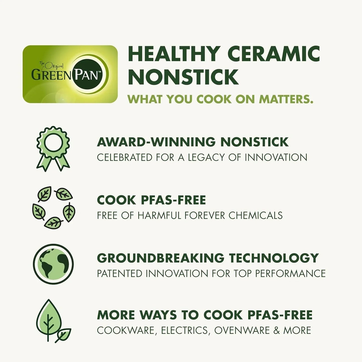 Swift Healthy Ceramic Nonstick, 8" and 10" Frying Pan Skillet Set, Stainless Steel Handles, Pfas-Free, Dishwasher Safe, Oven Safe, Black