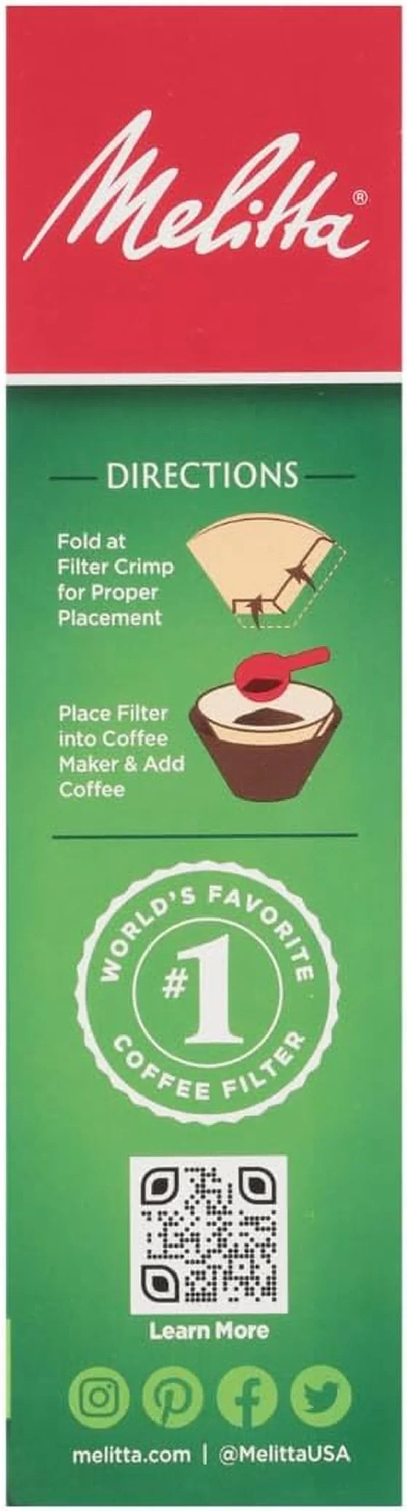 #4 Cone Coffee Filters, Natural Brown, 100 Count (Pack of 3), 300 Total Filters - Fits All 8-12 Cup Cone Coffee Makers and Pour-Overs, Compostable, Tear-Resistant