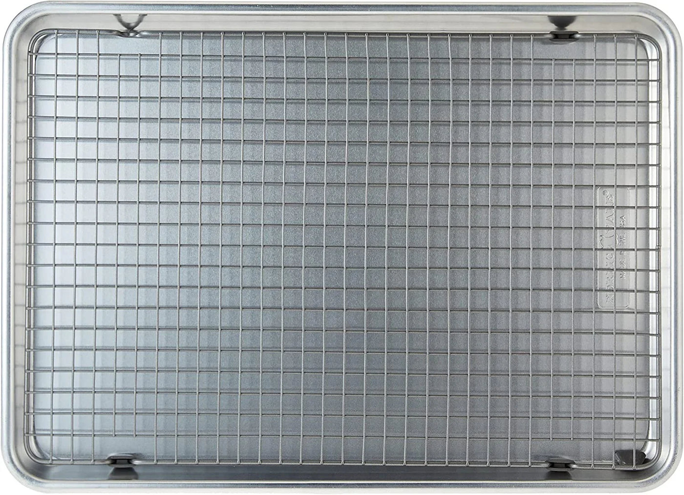 - 43172AMZM  Half Sheet with Oven Safe Nonstick Grid, 2 Piece Set, Natural