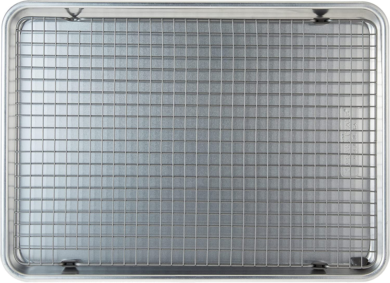 - 43172AMZM  Half Sheet with Oven Safe Nonstick Grid, 2 Piece Set, Natural