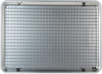 - 43172AMZM  Half Sheet with Oven Safe Nonstick Grid, 2 Piece Set, Natural