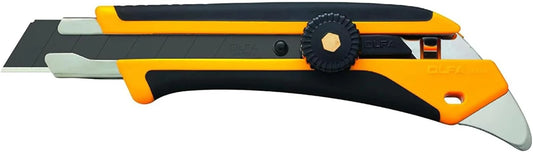 18Mm Heavy-Duty Utility Knife (L-5) - Multi-Purpose Custom Cutting Depth Precision Knife W/Reinforced Fiberglass Handle & Snap-Off Blade, Replacement Blades: Any  18Mm Blade