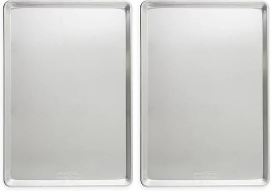 Aluminum Full Size Sheet Pan 26 X 18 Inches for Commercial Oven Use, Full Sheet, 2-Pack (For Commercial Oven Use., Not for Standard Home Ovens)