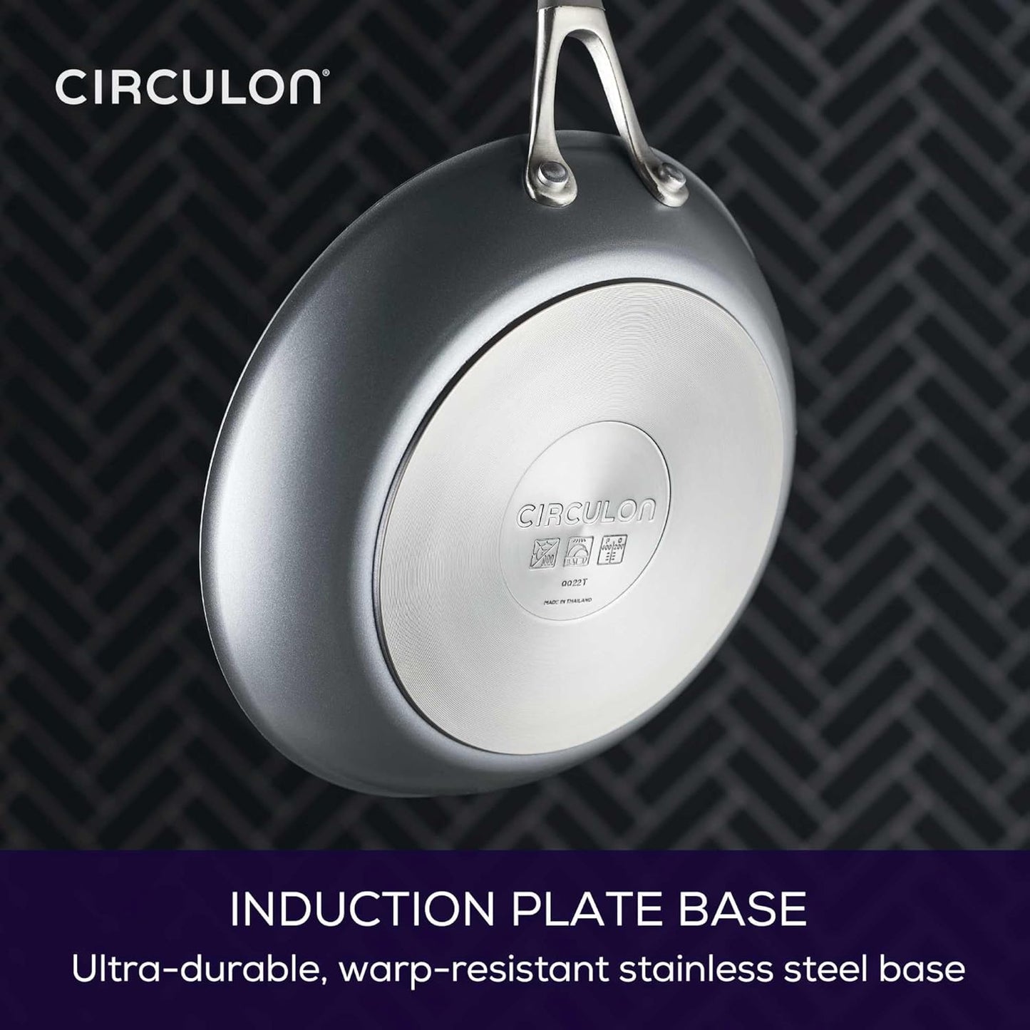 A1 Series with Scratchdefense Nonstick Induction Pots and Pans Cookware Set, Induction Cookware, Kitchen Essentials, 9-Piece, Graphite