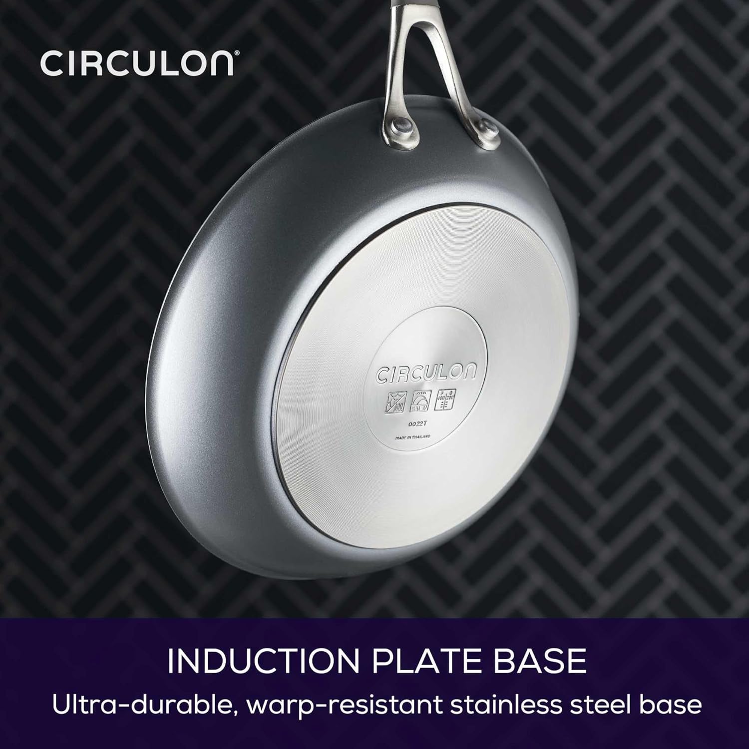 A1 Series with Scratchdefense Nonstick Induction Pots and Pans Cookware Set, Induction Cookware, Kitchen Essentials, 9-Piece, Graphite