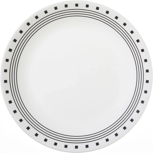 Livingware 10-1/4 In. City Block Dinner Plate (Pack of 6)