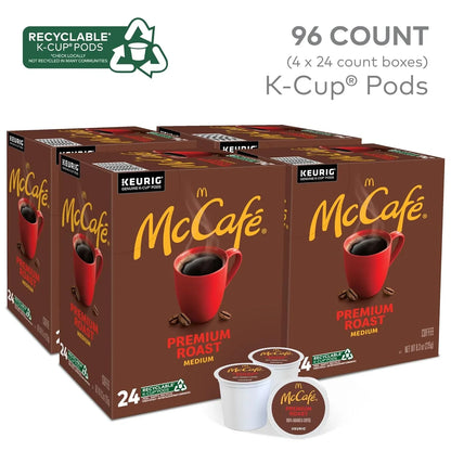 Premium Roast Coffee, Keurig Single Serve K-Cup Pods, Medium Roast, 96 Count