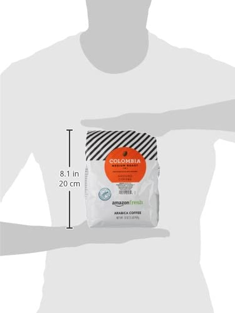 , Colombia Ground Coffee, Medium Roast, 32 Oz