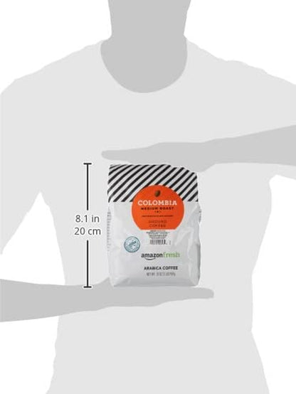 , Colombia Ground Coffee, Medium Roast, 32 Oz
