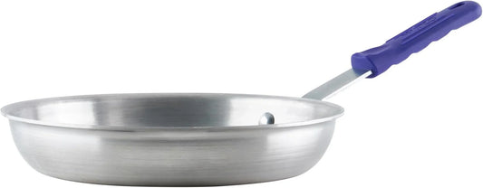 Commercial-Grade Aluminum Fry Pan with Stay Cool Handle, Induction Compatible, Natural Finish, 10"