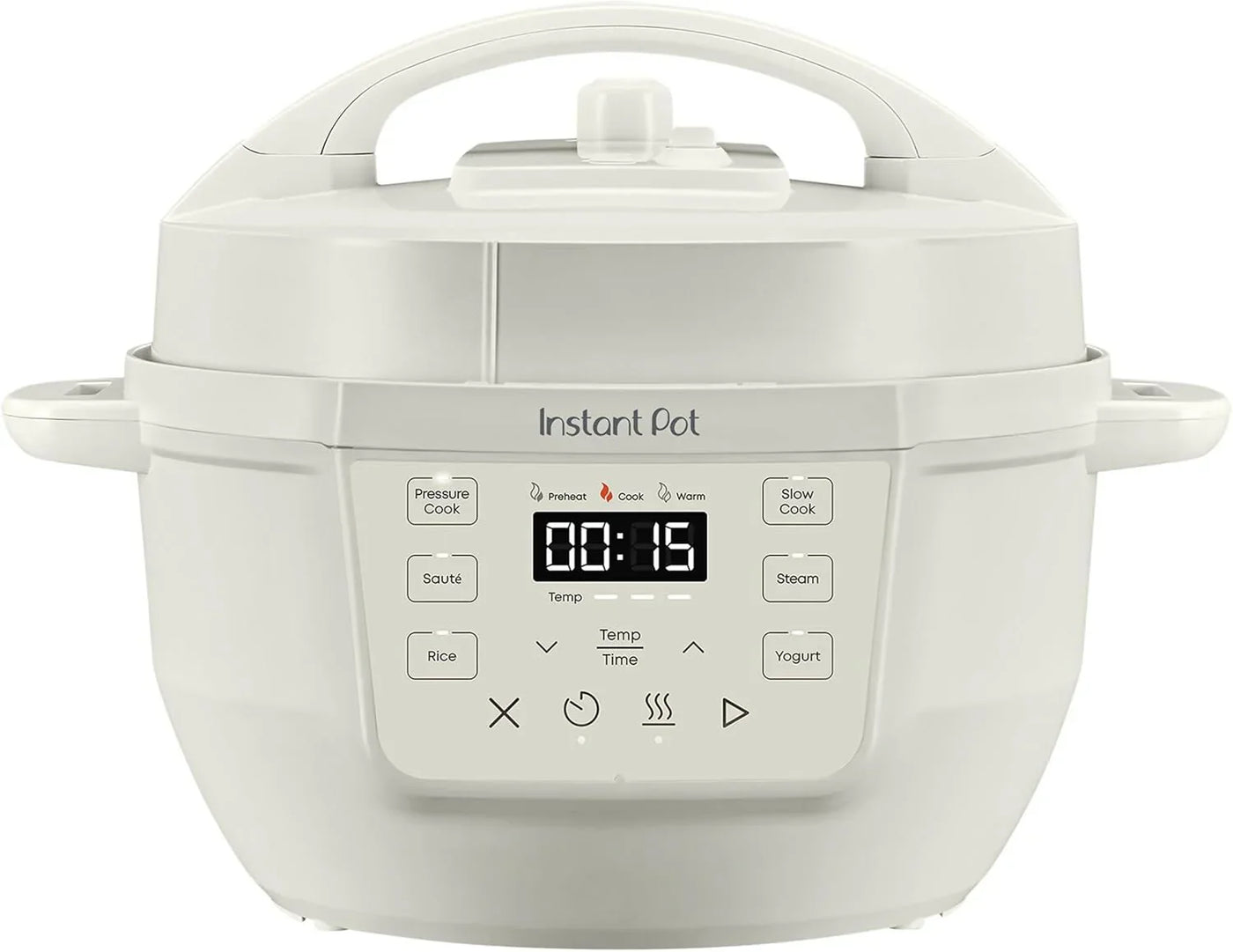 4QT RIO Mini 7-In-1 Multi-Cooker, Pressure Cooker, Slow Cook, Sauté, Steam, Rice Maker, Yogurt, & Warmer, Sea Salt, 4 Quarts