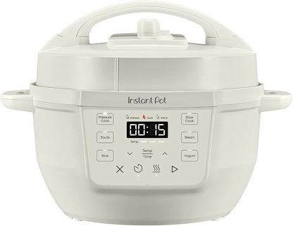 4QT RIO Mini 7-In-1 Multi-Cooker, Pressure Cooker, Slow Cook, Sauté, Steam, Rice Maker, Yogurt, & Warmer, Sea Salt, 4 Quarts