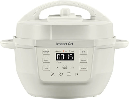 4QT RIO Mini 7-In-1 Multi-Cooker, Pressure Cooker, Slow Cook, Sauté, Steam, Rice Maker, Yogurt, & Warmer, Sea Salt, 4 Quarts