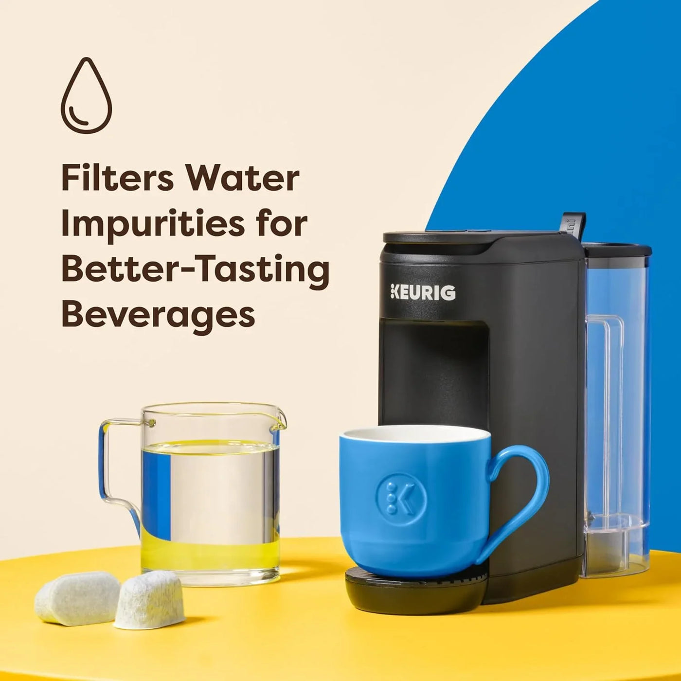 3-Month Brewer Maintenance Kit Includes Descaling Solution, Water Filter Cartridges & Rinse Pods, Compatible Classic/1.0 & 2.0 K-Cup Coffee Makers, 7 Count