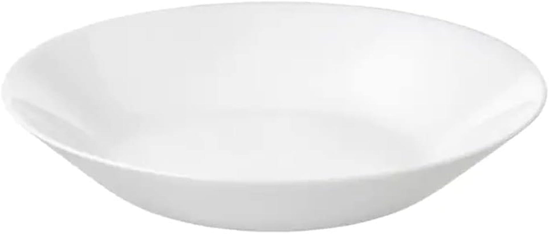 OFTAST Kitchen & Dining, Tempered Opal Glass Classic Deep Dish Plates (20Cm) Pack of 6Pc