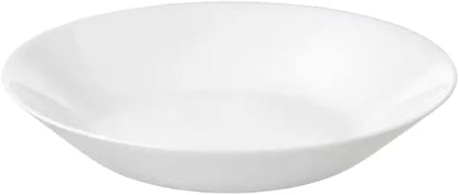 OFTAST Kitchen & Dining, Tempered Opal Glass Classic Deep Dish Plates (20Cm) Pack of 6Pc