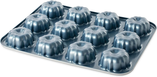 Formed Mini Bundt, 12 Cavity Cupcake, Twilight Blue