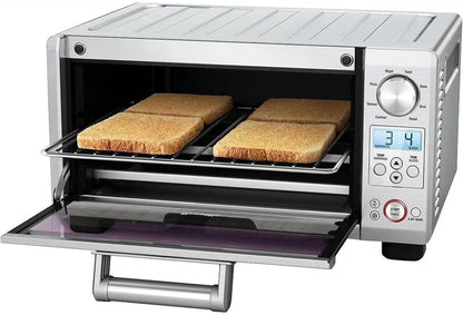 BOV450XL Mini Smart Countertop Oven and Toaster Oven, Small, Brushed Stainless Steel
