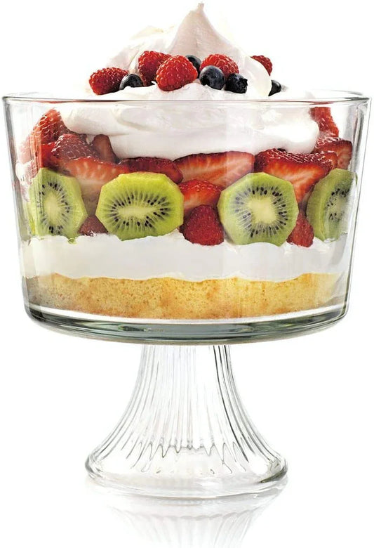 Monaco Glass Trifle Bowl, 104 Oz