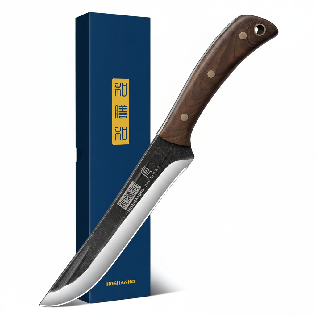 6.7 Inch Boning Knife for Meat Cutting, Super Sharp Fillet Knife for Fish, High Carbon Steel Hand Forged Butcher Knives for Brisket Trimming, BBQ, Camping