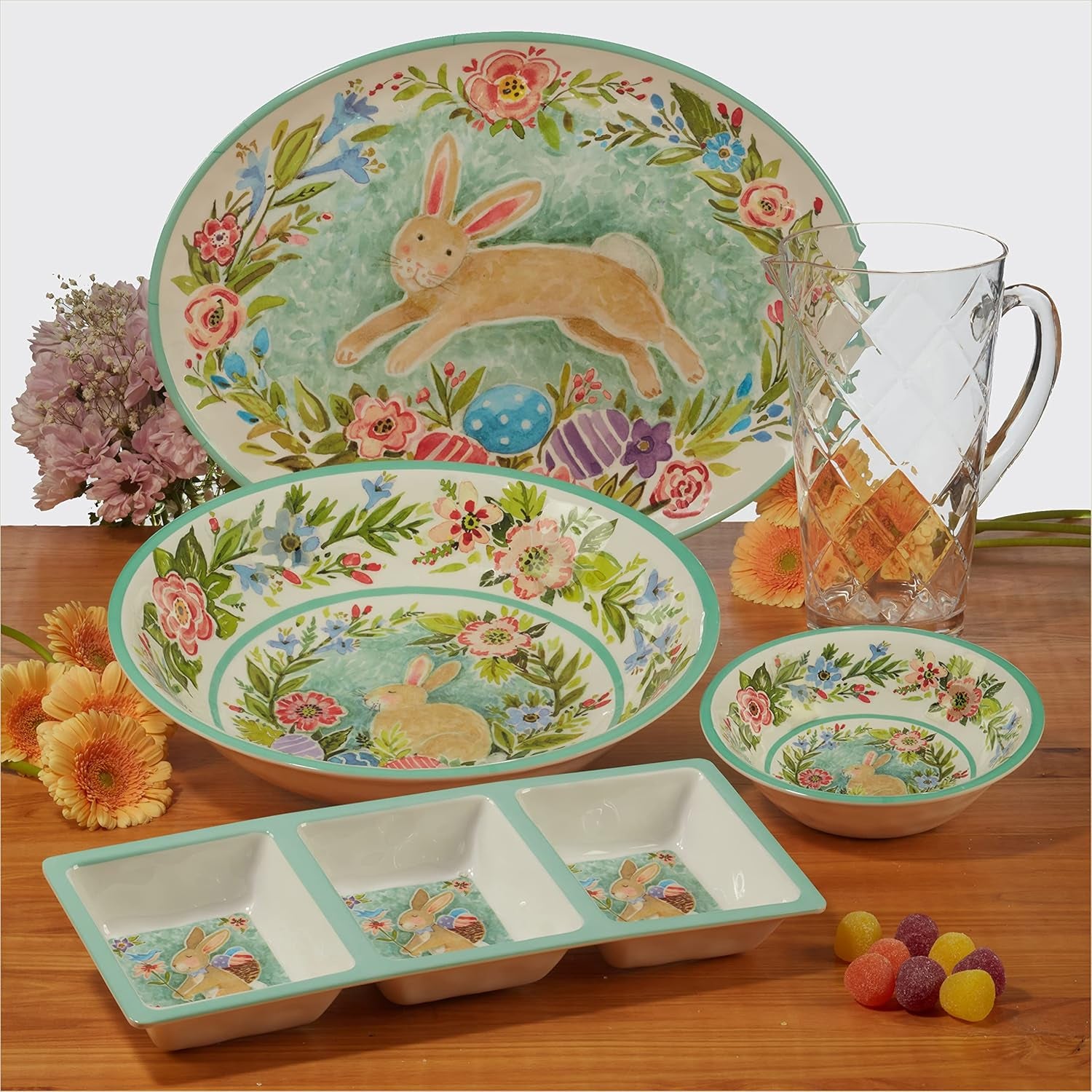 Joy of Easter 11" Melamine Dinner Plates, Set of 6