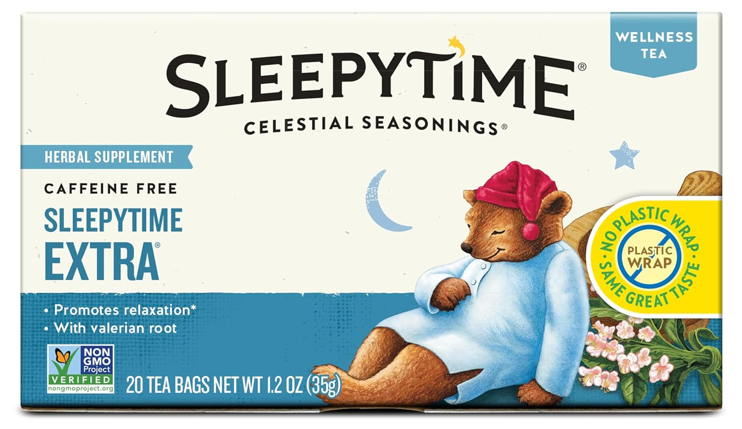 Sleepytime Extra Herbal Tea, 20 Tea Bags Box