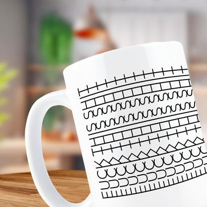 Hidden Message Coffee Mug, 15 Oz Ceramic Funny Coffee Cup, Hidden Message Mug, F This S Cup, Birthday Gag Gifts for Women, Adult White Elephant Gifts, Novelty Items for Adults