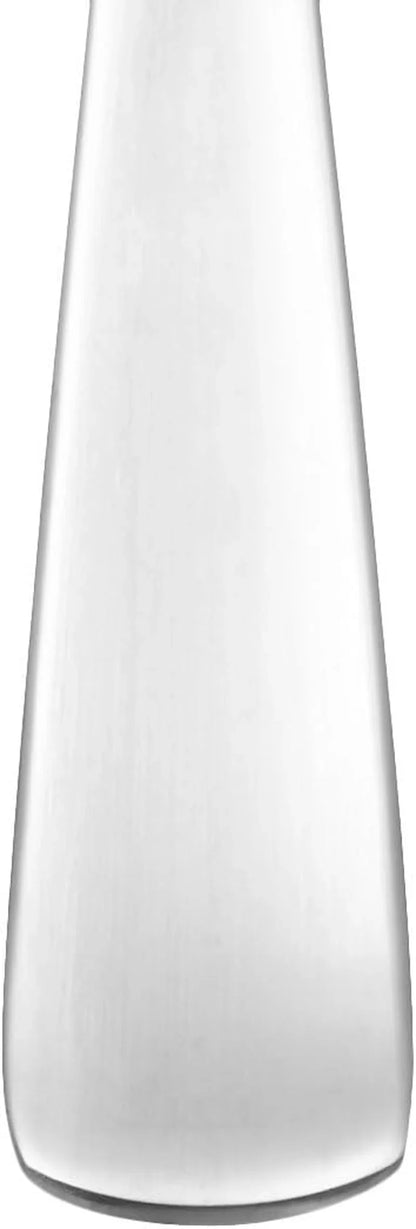 20-Piece Stainless Steel Flatware Set with Square Edge, Dishwasher Safe, Simple Design, Service for 4, Silver