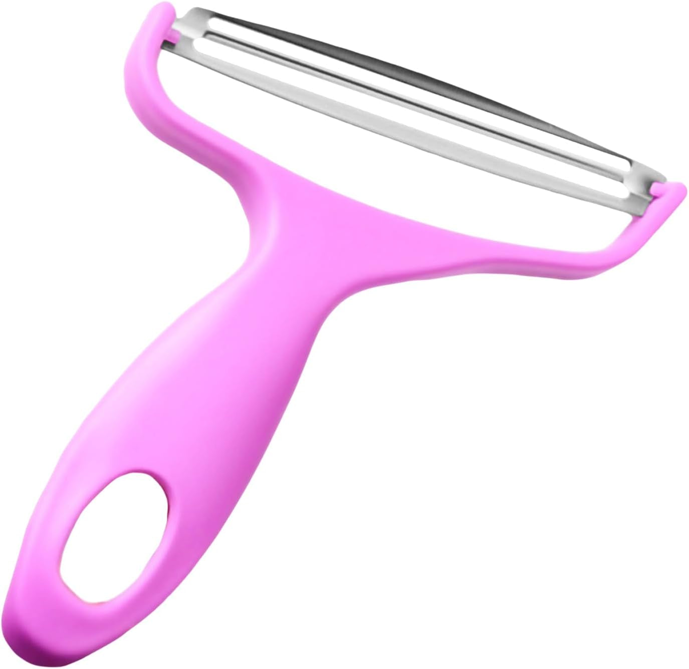 Cabbage Peeler and Shredder with Non-Slip Handle,Julienne for Vegetable Peeling, Kitchen(Pink)