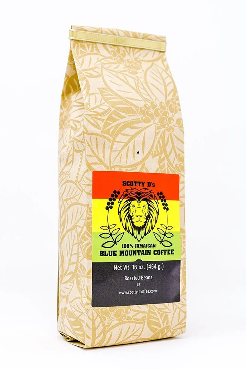 100% Blue Mountain Coffee-16 Oz. (Medium Roast)(Whole Bean)