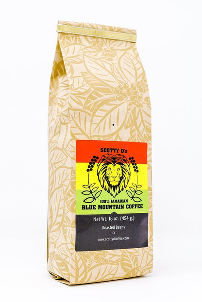 100% Blue Mountain Coffee-16 Oz. (Medium Roast)(Whole Bean)