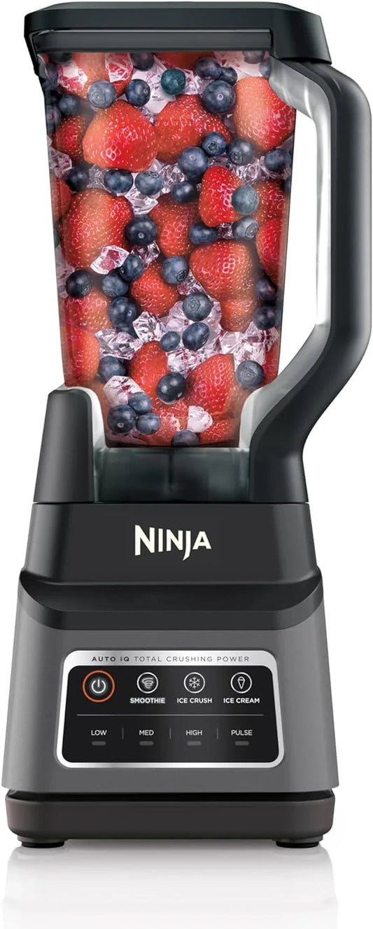 Professional plus Blender | Max Power Smoothie Blender, Ice Cream Maker, Frozen Drink Mixer & Margarita Machine | 3 Auto IQ™ Presets, 1400 W, 72Oz Total Crushing Pitcher | Dark Grey, BN701
