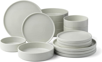 897949 Modulus 16-Piece Dinnerware Set, Vapor
