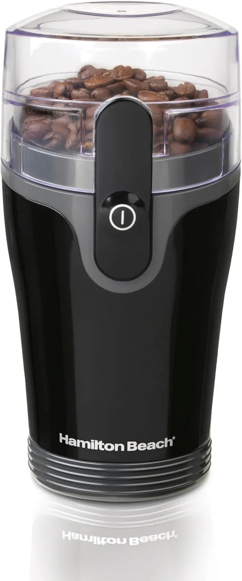 Fresh Grind Electric Coffee Grinder for Beans, Spices and More, Stainless Steel Blades, Removable Chamber, Makes up to 12 Cups, Black